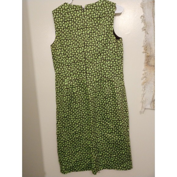 Women's Dress Maggy boutique Multicolor Lined Dress Size 12 Stiff Back Full zip. - Picture 3 of 3